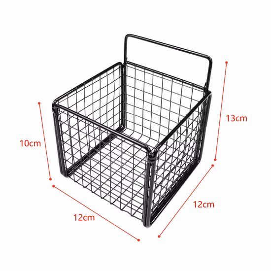 Free Standing Portable 3 Tier Metal Wire Fruit Decor Vegetable Storage Basket for Kitchen Living Room Tabletop