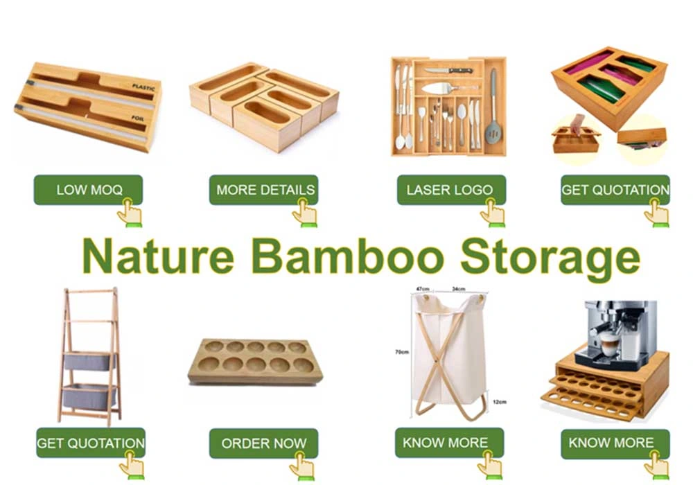 Aveco 2 Tier Snack Vegetable Fruit Basket Bamboo Household Serving Storage in Dining Room Living Room