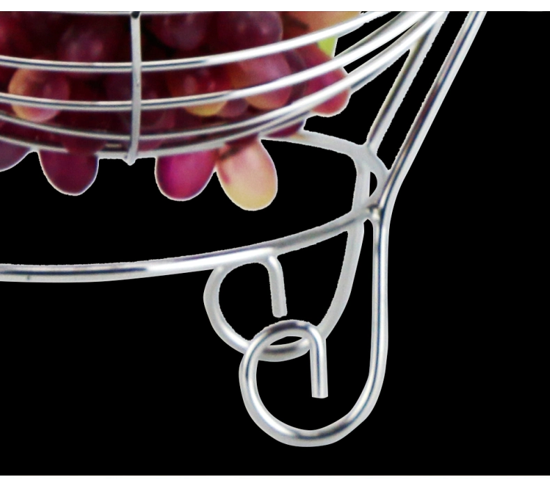 Creative Apple-Shaped Hammock Pear-Shaped 2-Tier Fruit Storage Rack Fruit Basket