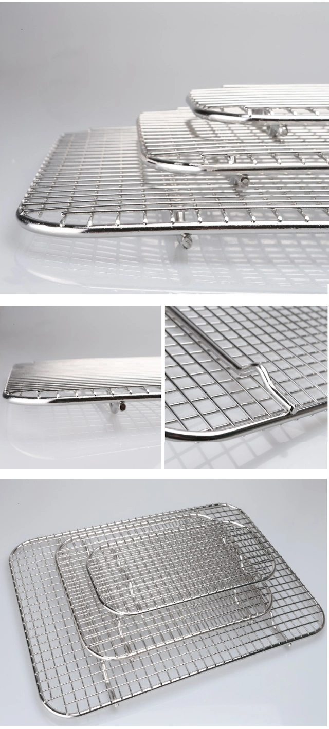 Stainless Steel Oven Grid Wire Baking Cooling Rack Wire Oven Rack