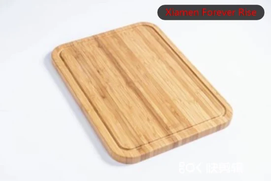 Extra Large Natural Oval Bamboo Cutting Board with Juice Grooves for Kitchenware