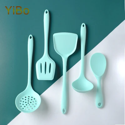 OEM FDA Standard BPA Free Factory Wholesale High Quality Food Grade Non-Stick Spatula Spoon Cooking Gadget Tool Cookware Kitchen Utensil Silicone Kitchenware