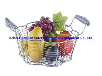 Customized Stainless Steel Metal Wire Mesh Storage Fruit Drying Basket