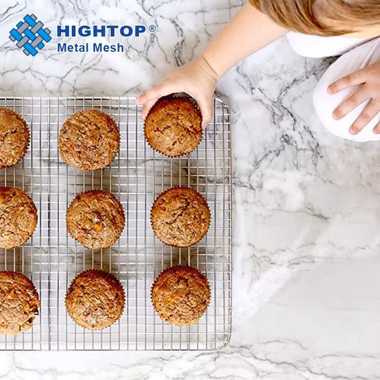 3-Tier Stackable Cooling Rack, Non-Stick Wire Cake Rack for Baking Stacking, Cookies, Pastries Wbb15982
