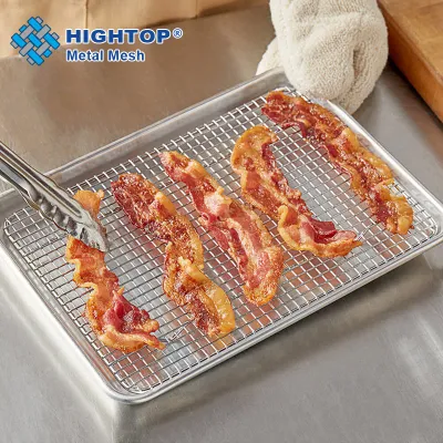 Hot Sale Non-Stick Black Cake Cooling Wire Rack Baking for Meat