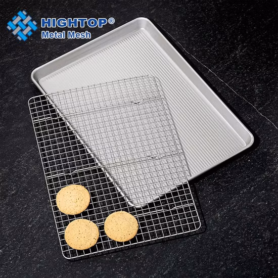 Hot Sale Non-Stick Black Cake Cooling Wire Rack Baking for Meat