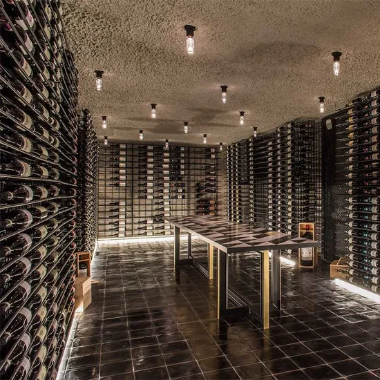 Stainless Steel Wine Cabinet Wine Rack