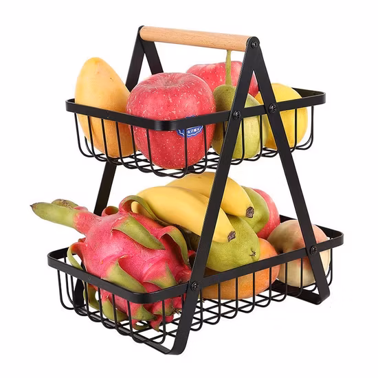 Home Decor Centerpiece Decorative Vegetables Bread Snacks Storage Fruit Basket