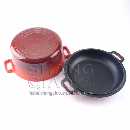 Nonstick Bread Baking Use Slap-up Cast Iron Cooking Casserole Multi Enameled Dutch Oven 5.5qt