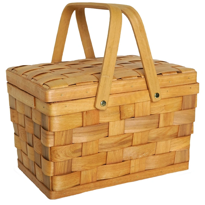 France Style Picnic Basket Bread Baskets Hiking Storage Box Cake Table Decorating Food Photography Hand Basket