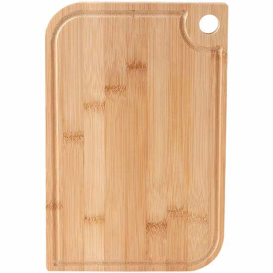 Extra Large Natural Oval Bamboo Cutting Board with Juice Grooves for Kitchenware