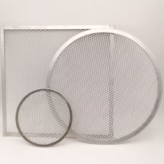 China Supplier Stainless Steel Round Mesh Screen Large Pizza Baking Pan with Holes