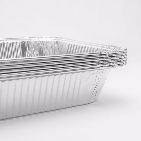 Disposable Aluminum Tray Half Size Pan for Baking, Cooking, Storage, Roasting, Reheating