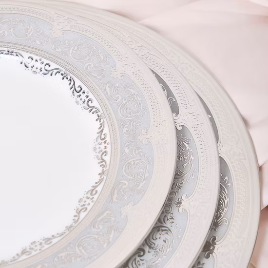 Wedding Earthenware Dinnerware Fine China Kitchenware Ceramic Dinner Plate